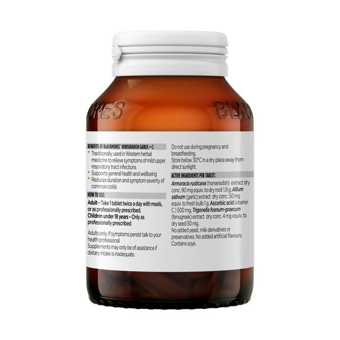 Blackmores Horseradish Garlic + C 90 Tablets