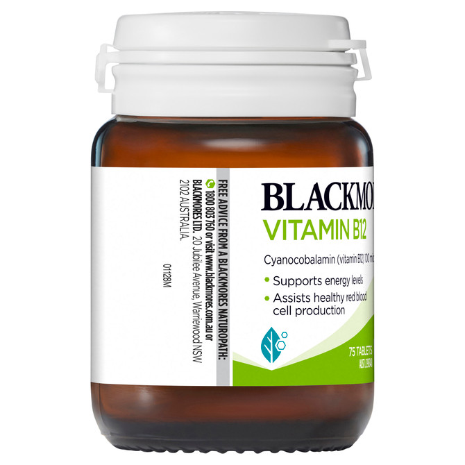 Blackmores Vitamin B12 75 Tablets