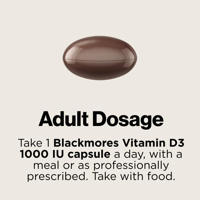 Blackmores Vitamin D3 1000 IU 200 Capsules