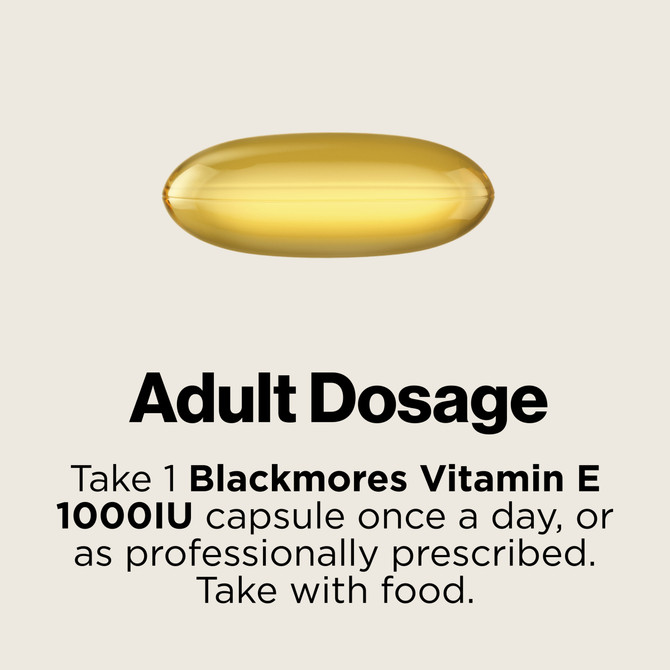Blackmores Vitamin E 1000 IU 100 Capsules
