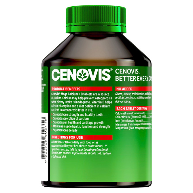 Cenovis Mega Calcium + D 200 Tablets