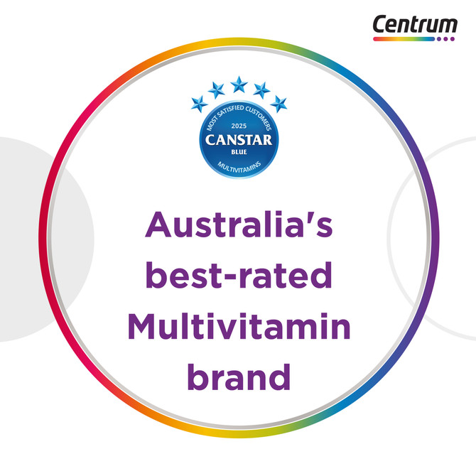 Centrum Advance 50+ Adults 60 Film Coated Tablets
