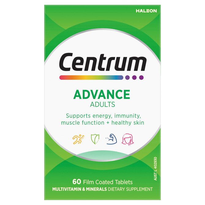 Centrum Advance Adults 60 Film Coated Tablets