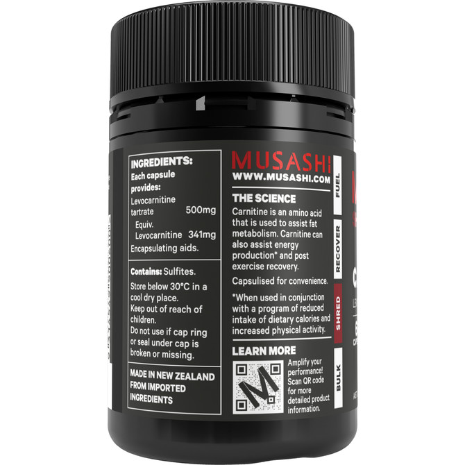 Musashi Carnitine 60 capsules