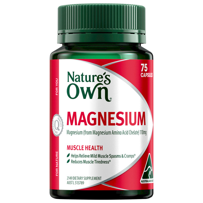 Nature's Own Magnesium 75 Capsules