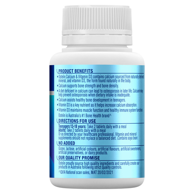 Ostelin Calcium & Vitamin D3 60 Tablets