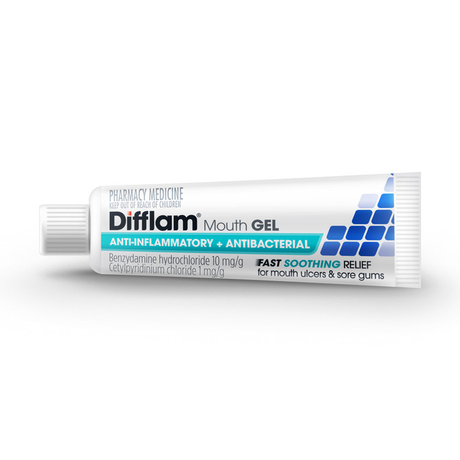 Difflam Mouth Gel Anti-Inflammatory + Antibacterial 10g