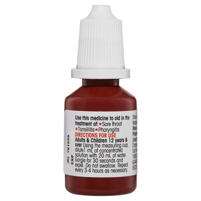 Difflam Sore Throat Iodine Gargle Antibacterial Concentrate 15 mL