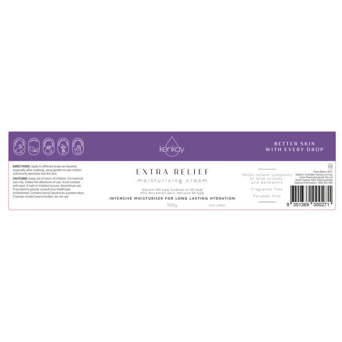 Kenkay Extra Relief Moisturising Cream 500g
