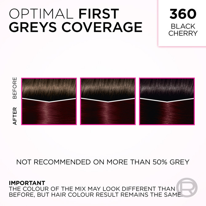L'Oréal Paris Casting Crème Gloss Semi-Permanent Hair Colour - 360 Black Cherry (Ammonia Free)