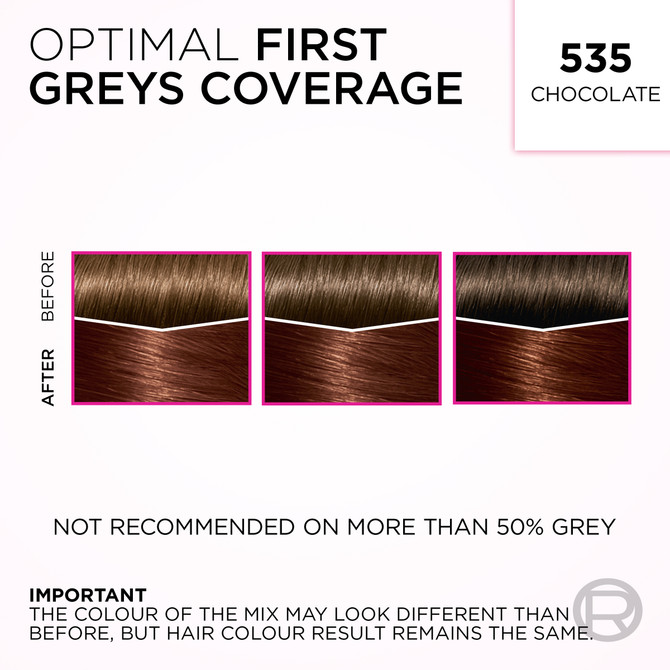 L'Oréal Paris Casting Crème Gloss Semi-Permanent Hair Colour - 535 Chocolate (Ammonia Free)