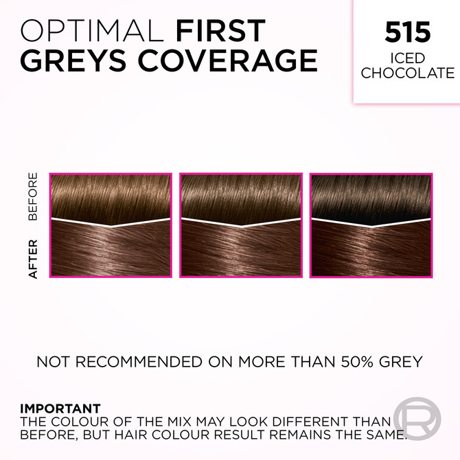 L'Oréal Paris Casting Crème Gloss Semi-Permanent Hair Colour - 515 Iced Chocolate (Ammonia Free)