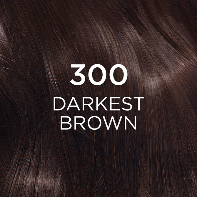 L'Oréal Paris Casting Crème Gloss Semi-Permanent Hair Colour - 300 Darkest Brown (Ammonia Free)