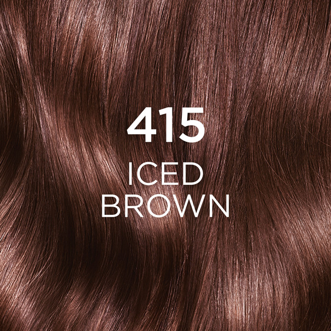 L'Oréal Paris Casting Crème Gloss Semi-Permanent Hair Colour - 415 Iced Brown (Ammonia Free)