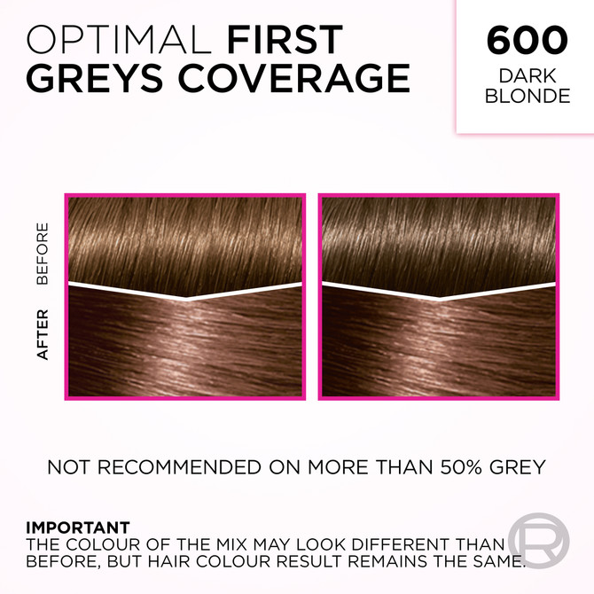 L'Oréal Paris Casting Crème Gloss Semi-Permanent Hair Colour - 600 Dark Blonde (Ammonia Free)