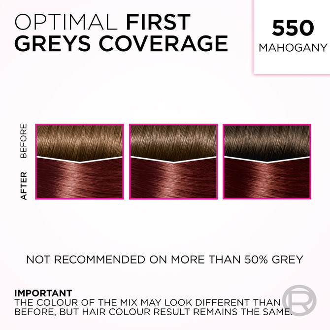 L'Oréal Paris Casting Crème Gloss Semi-Permanent Hair Colour - 550 Mahogany (Ammonia Free)