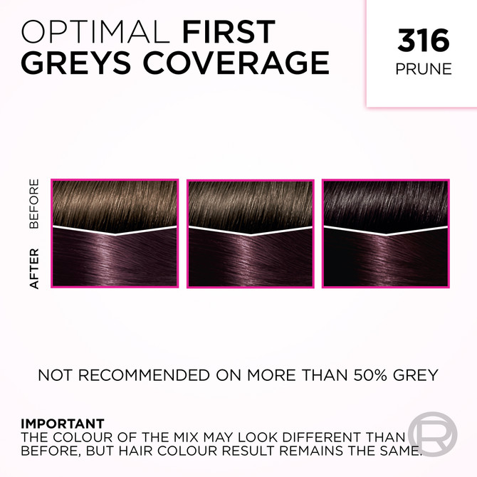 L'Oréal Paris Casting Crème Gloss Semi-Permanent Hair Colour - 316 Prune (Ammonia Free)