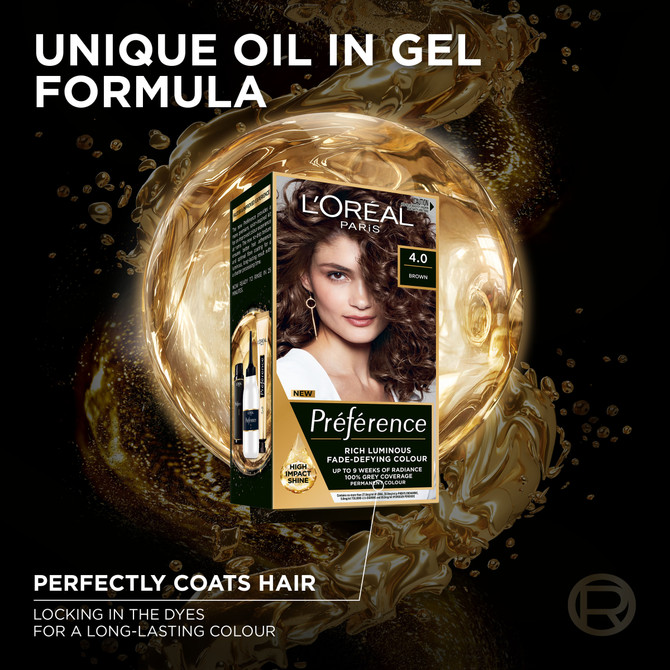 L'Oréal Paris Préférence Permanent Hair Colour - 4 Brown