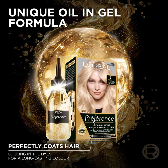 L'Oréal Paris Préférence Permanent Hair Colour - 7 Blonde
