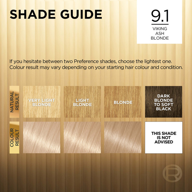 L'Oréal Paris Préférence Permanent Hair Colour - 9.1 Light Ash Blonde