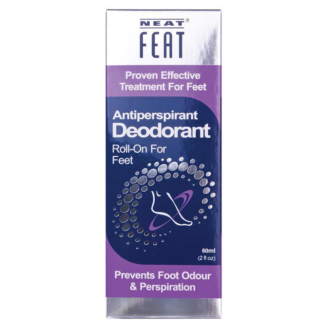 Neat Feat Roll-On For Feet Antiperspirant Deodorant 60ml