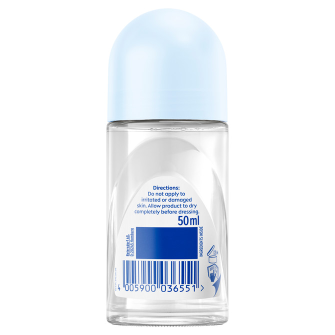 NIVEA Black & White Invisible Pure Anti-Perspirant Roll-On 50ml