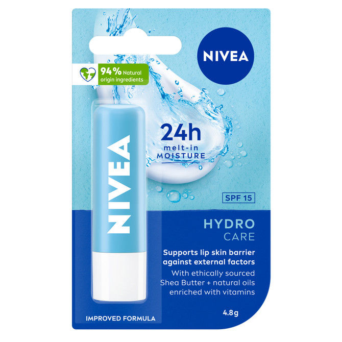 NIVEA Hydro Care Lip Balm SPF15 4.8g