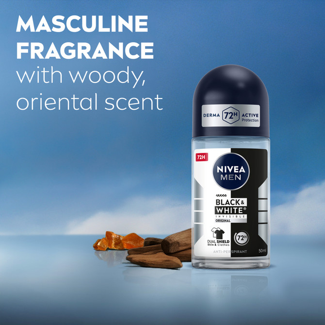 NIVEA MEN BLACK & WHITE Invisible Original Roll-On 50ml