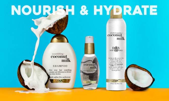 Ogx Nourishing + Hydrating Coconut Milk Shampoo For Dry Hair 385mL