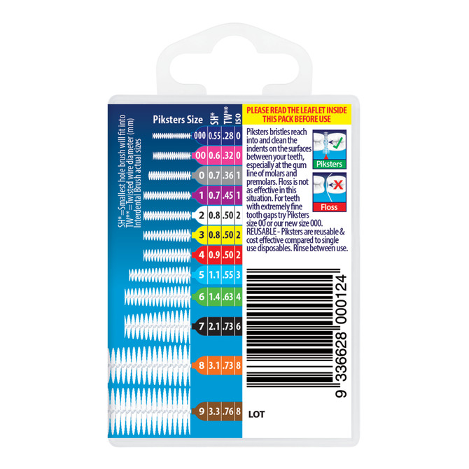 Piksters® Interdental Brushes White Size 2 40pk