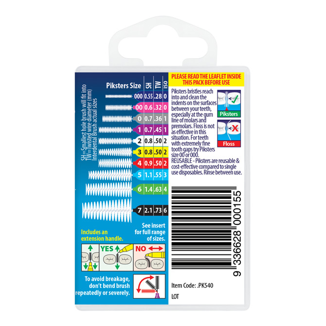 Piksters Interdental Brushes Blue Size 5 40pk