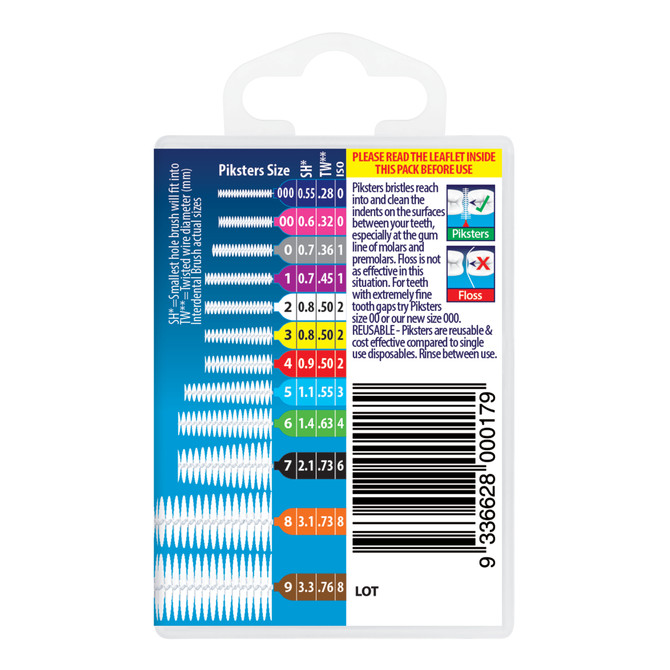 Piksters® Interdental Brushes Black Size 7 40pk
