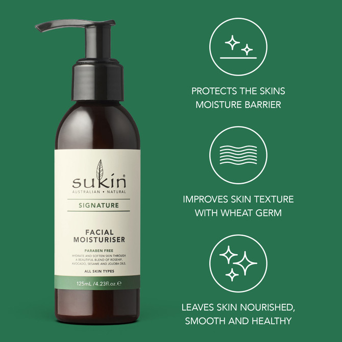 SUKIN SIGNATURE FACIAL MOISTURISER 125ML