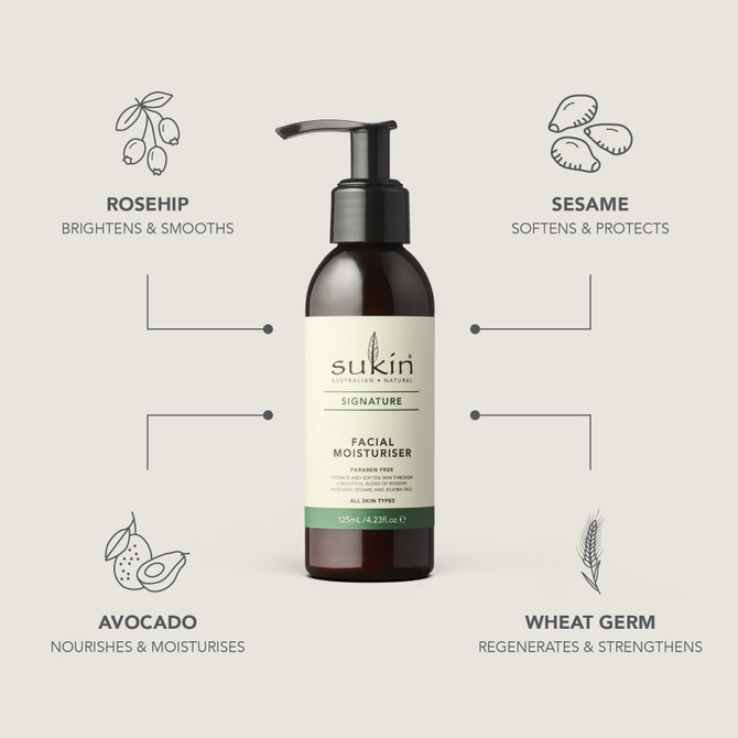 SUKIN SIGNATURE FACIAL MOISTURISER 125ML
