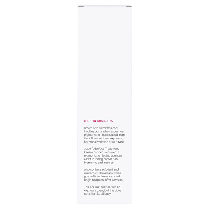 John Plunkett's Superfade Face Treatment Cream 40mL