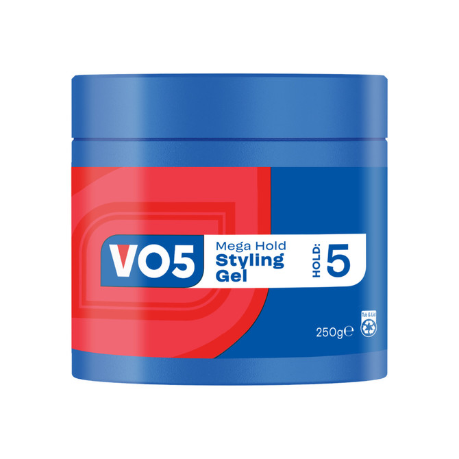VO5 Mega Hold Styling Gel Tub 250g