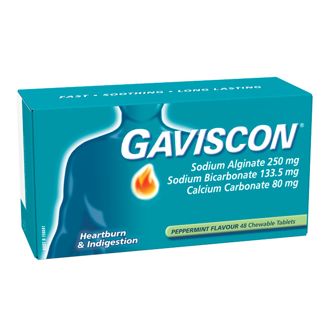 Gaviscon Tablets Peppermint 48