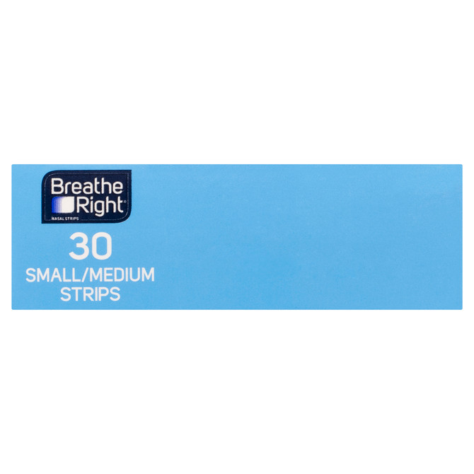 Breathe Right Nasal Strips Clear Regular 30Pk