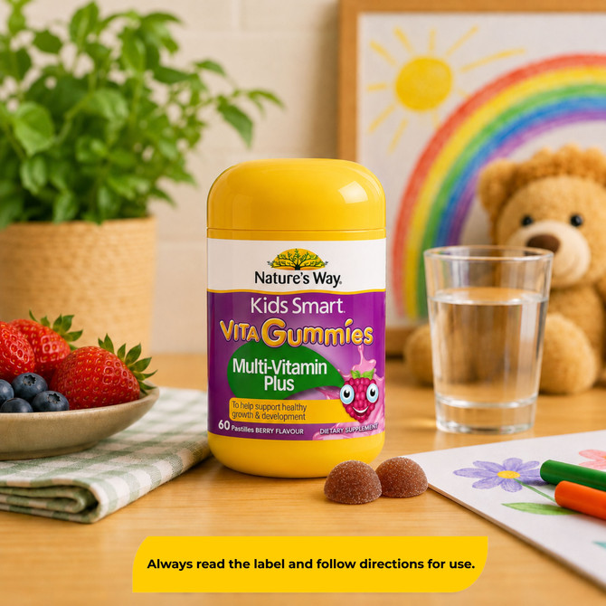 Nature's Way Kids Smart Vita Gummies Multi-Vitamin Plus 60's