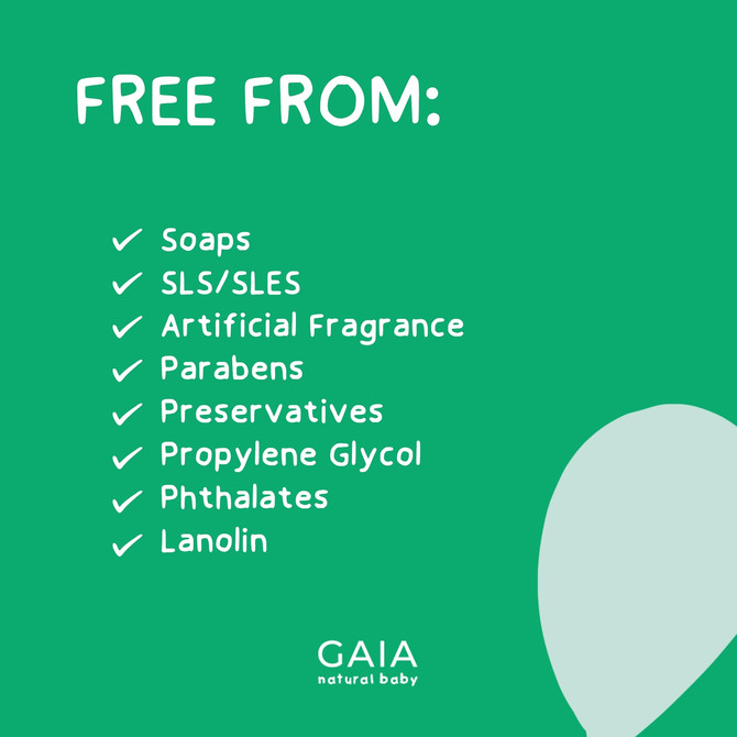 GAIA Natural Baby Massage Oil 125mL