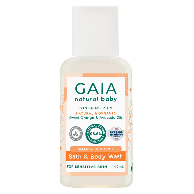 GAIA Natural Baby Mini Traveller Kit 50mL 3 Pack
