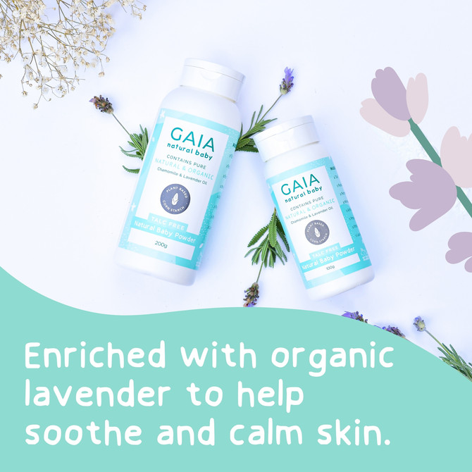 GAIA Talc Free Natural Baby Powder 100g