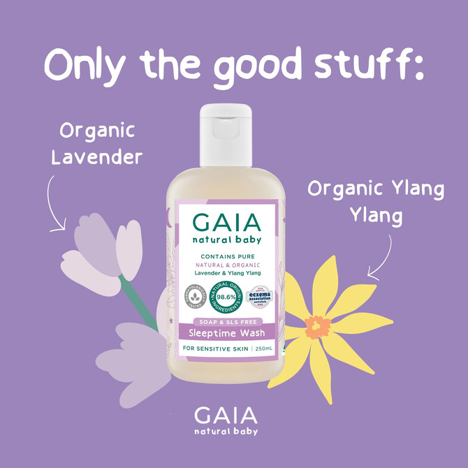 GAIA Natural Baby Sleeptime Bath 250mL 