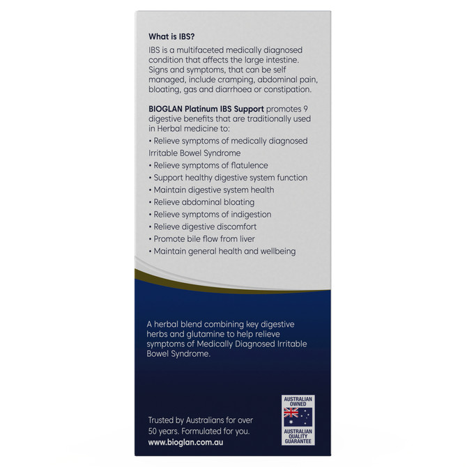 Bioglan Platinum IBS Support 50s