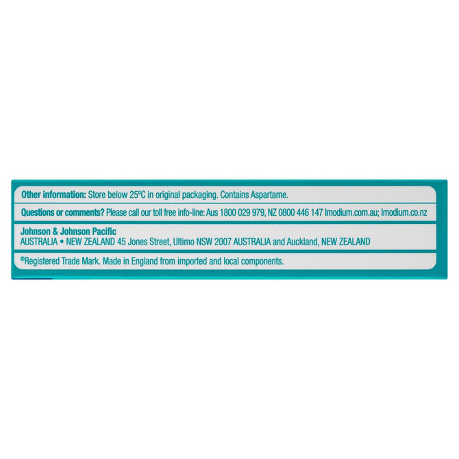 Imodium Zapid Diarrhoea Relief Dissolving Tablets 6 Pack