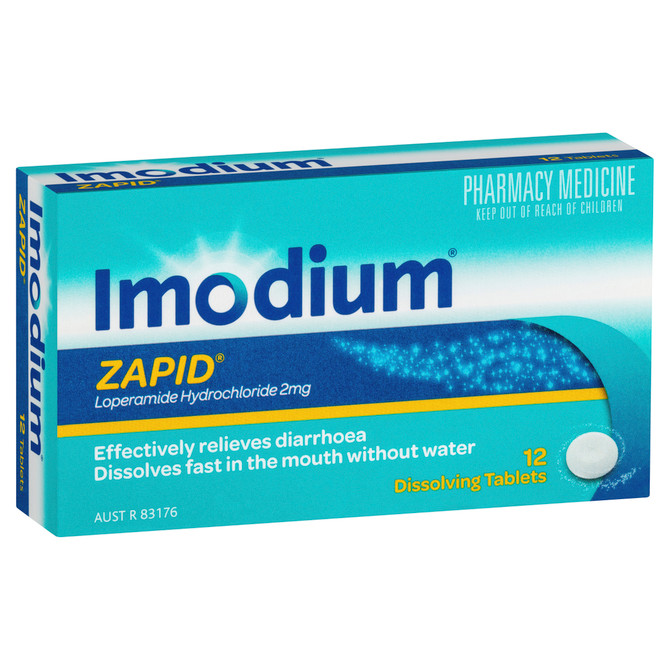 Imodium Zapid Diarrhoea Relief Dissolving Tablets 12 Pack