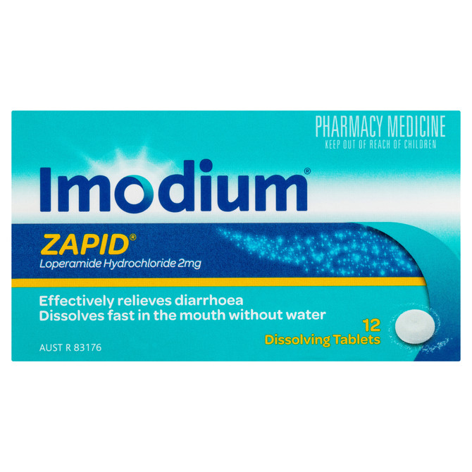 Imodium Zapid Diarrhoea Relief Dissolving Tablets 12 Pack