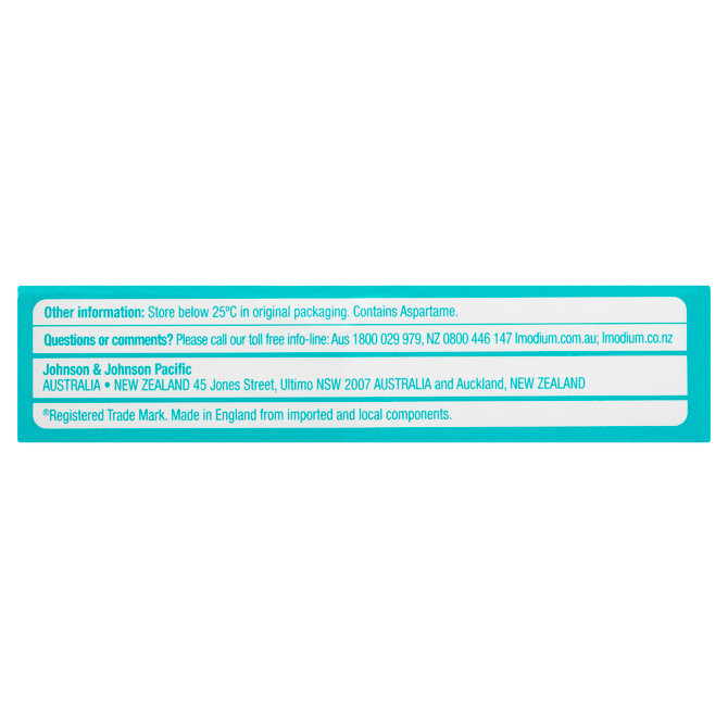 Imodium Zapid Diarrhoea Relief Dissolving Tablets 12 Pack