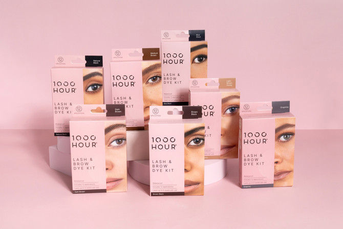 1000HOUR Lash & Brow Dye Kit - Brown/Black
