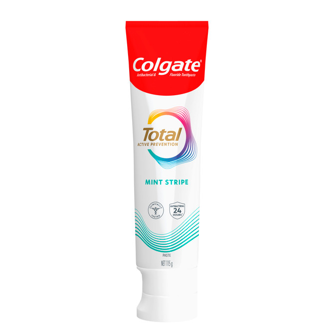 Colgate Total Active Prevention Toothpaste Mint Stripe 115g
